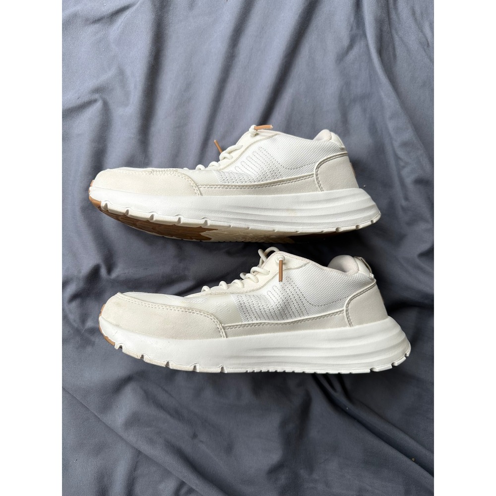 Hey Dude Sirocco Alta W Neutrals White Cream Leopard Print Sneakers Womens 7 - Picture 6 of 8